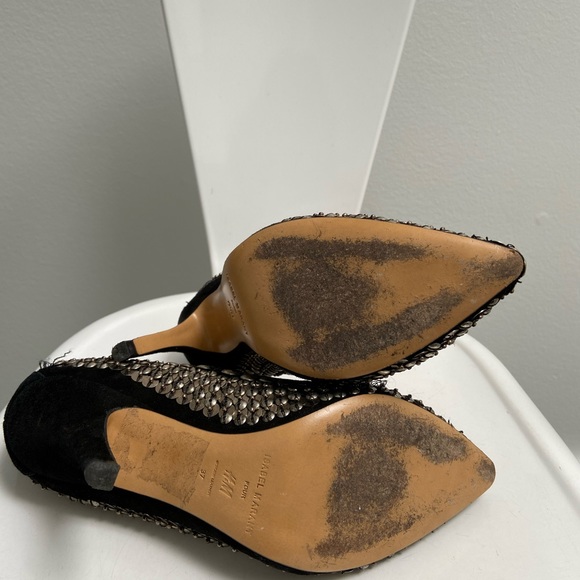 Isabel Marant for H&M metal sequins suede heels - Picture 7 of 8